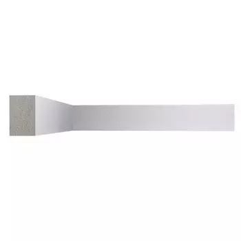 Молдинг из экополимера ударопрочный 20х30х2000 мм под покраску Stenopol C7048 белый