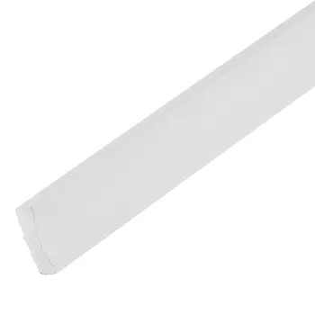 Молдинг из экополимера ударопрочный 25х8х2400мм Decomaster белый окрашенный