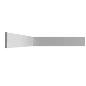 Молдинг из экополимера ударопрочный 30х8х2000 мм под покраску Stenopol C744 белый