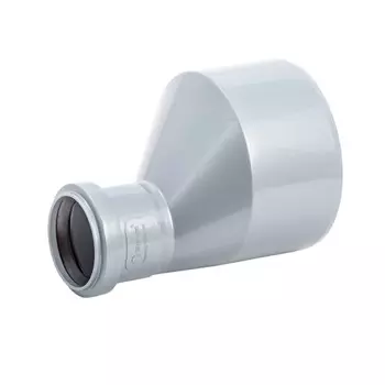 Переходник Lammin d110х50 мм пластиковый эксцентрический для внутренней канализации (Lm35060011050)