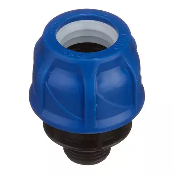 Муфта ПНД Tebo компрессионная переходная 25х1/2 НР(ш)