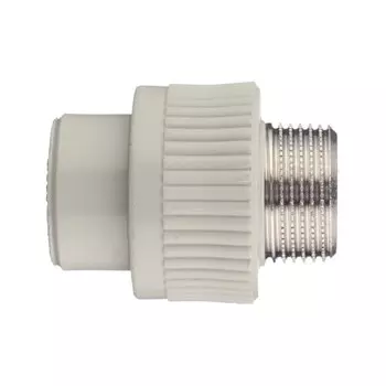 Муфта полипропиленовая FV-Plast 20 мм х 3/4 НР(ш) (215021)