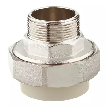 Муфта полипропиленовая FV-Plast разъемная (американка) 50 мм х 1 1/2 НР(ш) (237050)