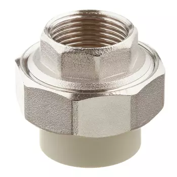 Муфта полипропиленовая FV-Plast разъемная (американка) 25 мм х 3/4 ВР(г) (236025)