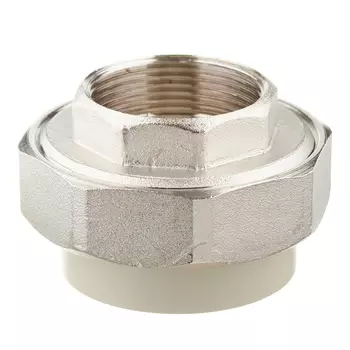 Муфта полипропиленовая FV-Plast разъемная (американка) 50 мм х 1 1/2 ВР(г) (236050)