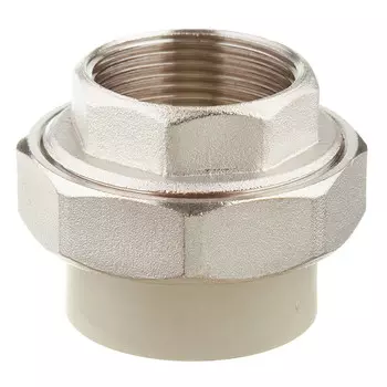 Муфта полипропиленовая FV-Plast разъемная (американка) 40 мм х 1 1/4 ВР(г) под ключ (236040)