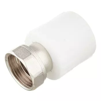 Муфта полипропиленовая РТП с накидной гайкой 25 мм х 1 ВР(г) (14259)