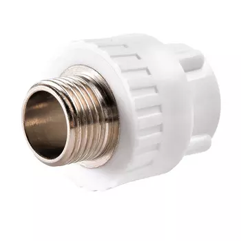 Муфта полипропиленовая РВК комбинированная 32 мм х 1 НР(ш) (020410)