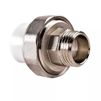 Муфта полипропиленовая РВК разъемная (американка) 50 мм х 1 1/2 НР(ш) (020553)