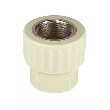 Муфта полипропиленовая Valfex 20 мм х 3/4 ВР(г) серая (10129120Г)