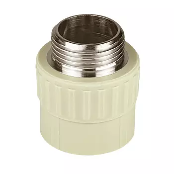 Муфта полипропиленовая Valfex 32 мм х 1 НР(ш) серая (10130032Г)