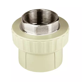 Муфта полипропиленовая Valfex 50 мм х 1 1/2 ВР(г) под ключ серая (10134050Г)