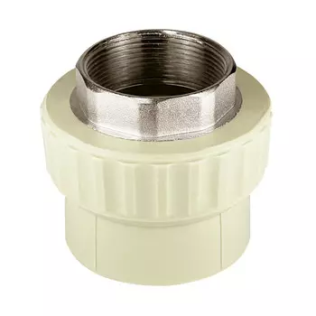 Муфта полипропиленовая Valfex 63 мм х 2 ВР(г) под ключ серая (10134063Г)