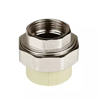 Муфта полипропиленовая Valfex разъемная (американка) 32 мм х 1 ВР(г) серая (10155025Г)