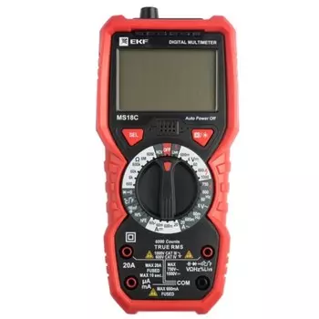 Мультиметр портативный EKF Master MS18C (In-180701-pm18C)