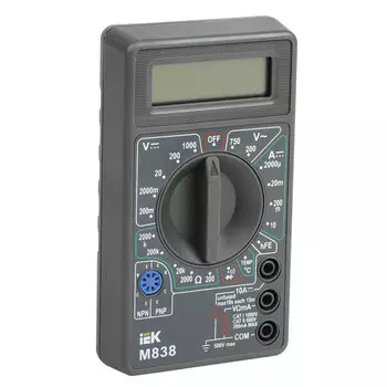 Мультиметр портативный IEK Universal M838 (TMD-2S-838)