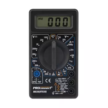 Мультиметр портативный Proconnect M838 (DT838) (13-3013)