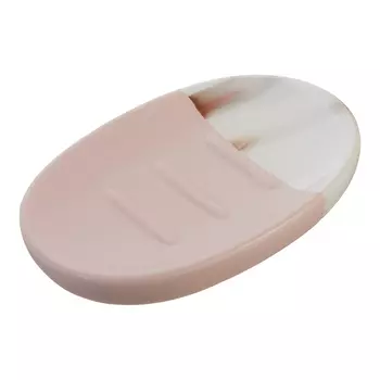 Мыльница для ванной Fora Trendy настольная керамика розовая (For-TR036)
