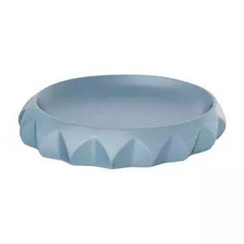 Мыльница для ванной Fora Triangle настольная полирезин серая (FOR-TRN036)