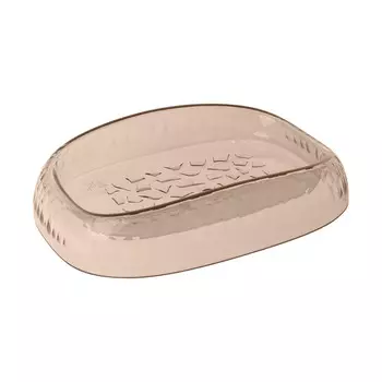 Мыльница для ванной Idi land Tule настольная пластик коричневая (2213042)