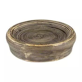 Мыльница для ванной Verran Brushy настольная керамика коричневая (880-02)