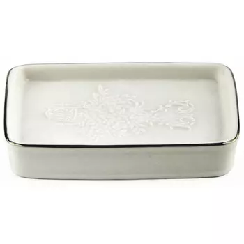 Мыльница для ванной WasserKraft K-5700 настольная фарфор белая (K-5729)