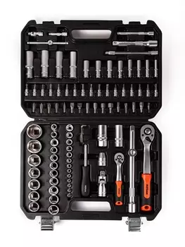 Набор бит и торцевых головок AV Steel (AV-011094) (94 шт.)