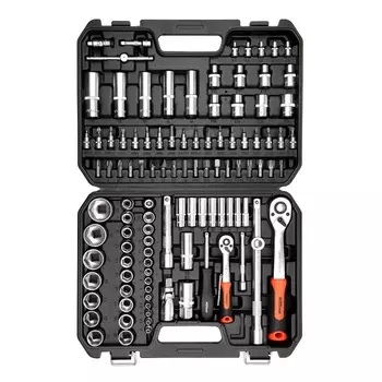 Набор бит и торцевых головок AV Steel (AV-011110) (110 шт.)