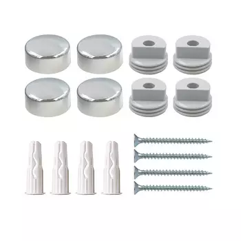 Набор для крепления зеркала хром Hard-Fix