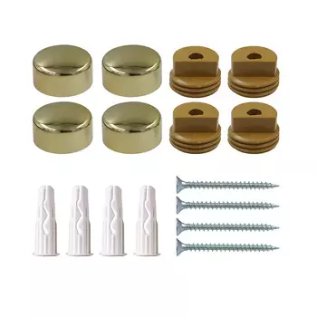 Набор для крепления зеркала золото Hard-Fix