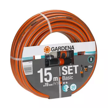 Набор для подключения к насосу 3/4 15 м Gardena Basic (18134-29.000.00) с комплектом для полива