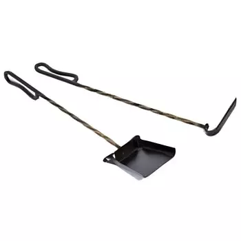 Набор каминный 750 мм/690 мм совок и кочерга сталь