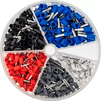 Набор наконечников Duwi НШВИ 0,5-2,5 кв.мм (450 шт.)