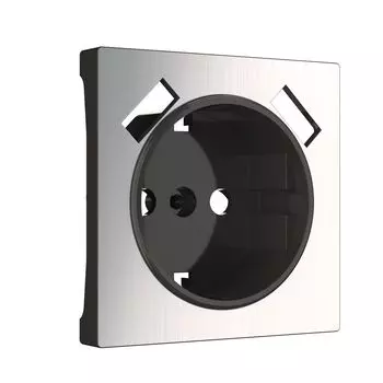 Накладка для розетки Werkel глянцевый никель с 2хUSB-А (a051096)