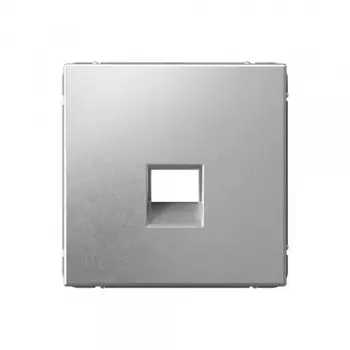 Накладка для компьютерной розетки Systeme Electric ArtGallery алюминий (SE GAL000384)