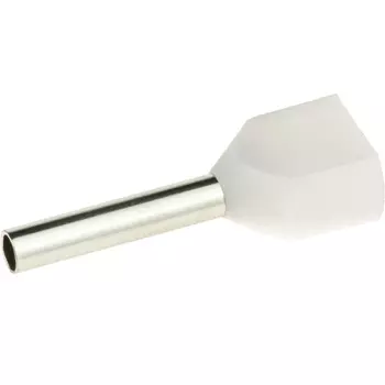 Наконечник штыревой втулочный изолированный Duwi 10 мм х 0,75 кв.мм двойной (25 шт.)