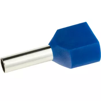 Наконечник штыревой втулочный изолированный Duwi 10 мм х 2,5 кв.мм двойной (25 шт.)