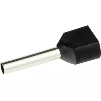 Наконечник штыревой втулочный изолированный Duwi 12 мм х 1,5 кв.мм двойной (25 шт.)