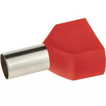 Наконечник штыревой втулочный изолированный Duwi 14 мм х 16 кв.мм двойной (25 шт.)