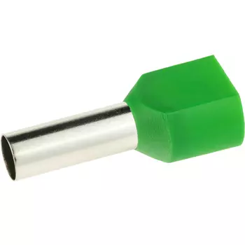 Наконечник штыревой втулочный изолированный Duwi 14 мм х 6кв.мм двойной (25 шт.)