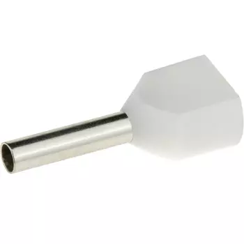 Наконечник штыревой втулочный изолированный Duwi 8 мм х 0,75 кв.мм двойной (25 шт.)