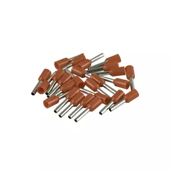 Наконечник штыревой втулочный изолированный Duwi Е1008 8 мм х 1 кв.мм (25 шт.)