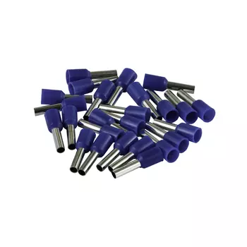 Наконечник штыревой втулочный изолированный Duwi Е2508 8 мм х 2,5 кв.мм (25 шт.)