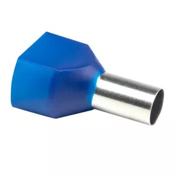 Наконечник штыревой втулочный изолированный EKF PROxima НШВИ-2 14 мм х 16 кв. мм двойной (50 шт.)