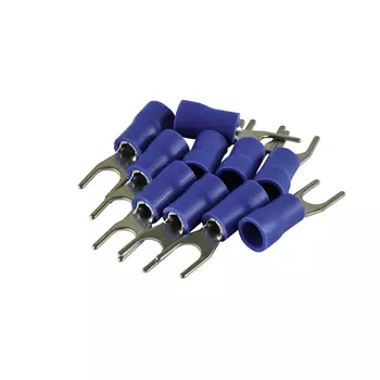 Наконечник вилочный изолированный Duwi НВИ d4 мм 1,5-2,5 кв.мм (10 шт.)