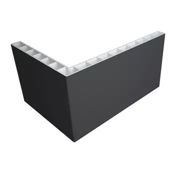 Наличник AquaDoor телескопический 70х100х2200 мм ПВХ графит прямой (1 шт.)
