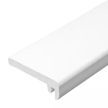 Наличник Kapelli телескопический 8х70х2170 мм ПВХ белый прямой (1 шт.)