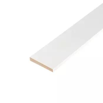 Наличник Smart 70х10х2200 мм эмаль белый прямой (1 шт.)