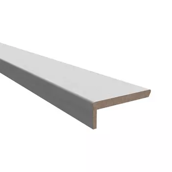 Наличник телескопический Атум 28 70х8х2140 мм ПВХ белый прямой (1 шт.)