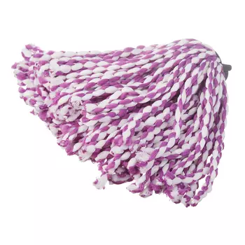 Насадка для швабры микрофибра 230х120х70 мм Apollo Lilla веревочная белая